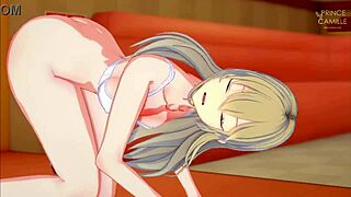 Get chained and dominated in this intense anime BDSM video