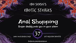 women enjoy ANAL SHOPPING with erotic audio in reality POV