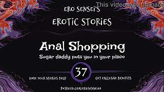 women enjoy ANAL SHOPPING with erotic audio in reality POV