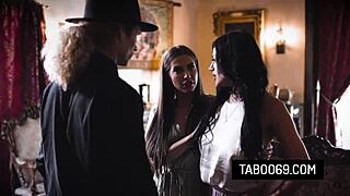 I gave my cock to two nympho lesbians, Spencer Bradley and Mona Azar