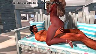 Old whore gets fucked on the beach.