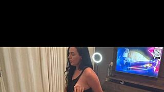 Hey, wanna watch my slut wife bang this stud while I sit here?