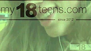 My18teen Girl With Cool Smile Masturbates Her Pussy And Fingers Deep