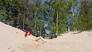 naked redhead