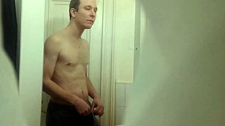 Yo, check this out, sex model Mars6Mars getting off on a WC spy cam, so sneaky!