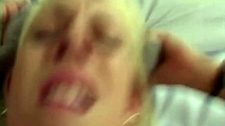 sweet blonde babe gets casting couch doggystyle fucking with monster cock closeup 😍