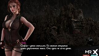 Treasureofnadia's erotic adventure: Redhead hottie dominates in 3D game