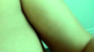 Ebony Lesbian Babe Films Homemade POV Scene