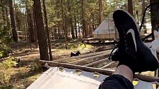 Blowjob in public with my couple.