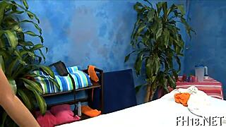 Massage clips turn steamy in casual viewing sessions