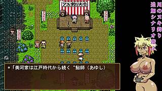 Japanese RPG river Nuki fishing fun time 3