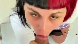 Teen girl enjoys intense anal assfucking