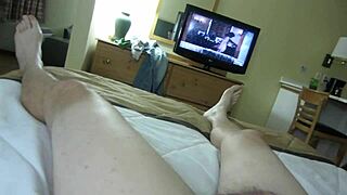 jannessa attempts a deep throat technique