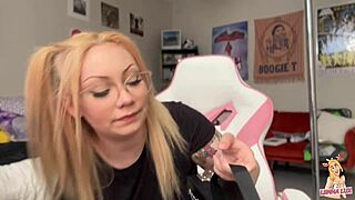 uh, i’m like totally unboxing my new fuck machine, oops, did i mess that up?