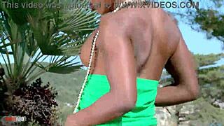 hot ebony naomi lionness says 'get naked for me'