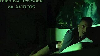 Intense bareback creampie fills teen during hardcore halloween action.