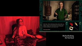 we're watching the naked final scene play through part 4 with big natural tits