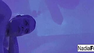 sexy blonde wrestler uses double toys 😏