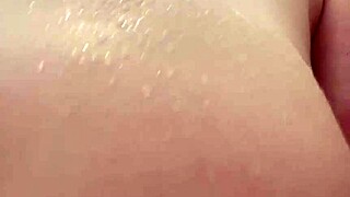 vera takes a relaxing shower and gets herself off