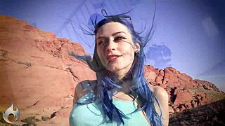 blue haired jewelz blu rides that monster cock for creampie?