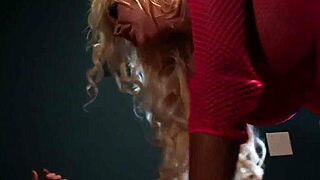 Will the bonded babe submit to pussy pounding?