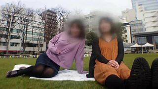 asian girl shows off her ass in full video