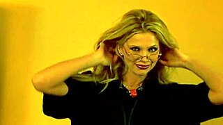 Busty model in lingerie shows off big tits and ass. Caught with big nipples!