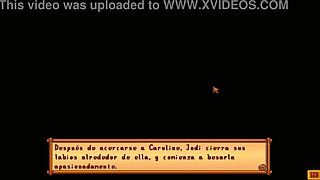 Xtardew Valley: Jodi y Caroline Disfrutan Orgía Caliente en el Spa en Español.