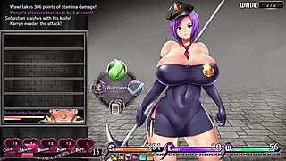 big tits milf frees prison floor in hentai revolt karryn's ep4