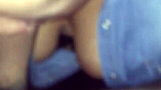 Dominican BBW deepthroats fat cock and swallows cum