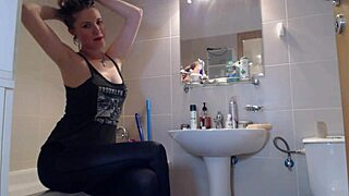 sexy blonde teasing you with her ass