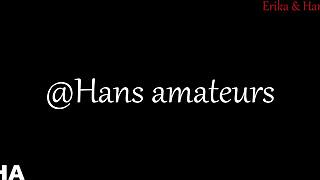 erika explores her ass with a hand before a blowjob