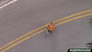 Spying on stepsister's blowjob