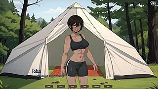 Tomboy sex in forest hentai game ep 3 outdoor creampie my gf at the beach