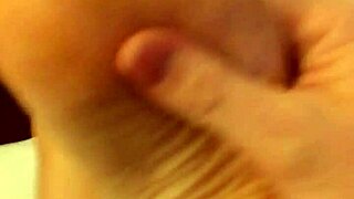 Hey, check out this coworker rubbing high arches during masturbation