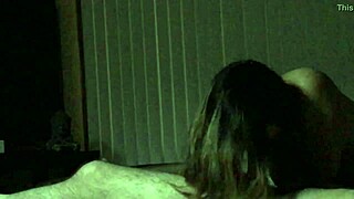 Hot asian babe gives intense blowjob action