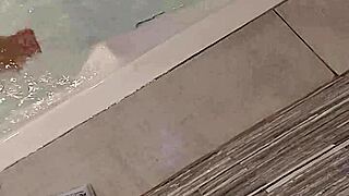 alina's just masturbating in the jacuzzi, looking so wet