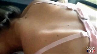 french amateur slut in panties gets fucked doggystyle pov