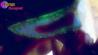 Karen on All Fours Sucking, Cum in Mouth Flashback 2010 Video.
