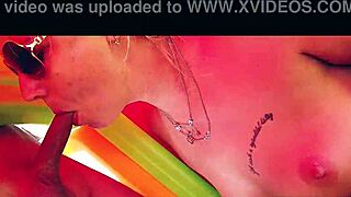 Vicky enjoys sucking and cum in Croatia as MILF
