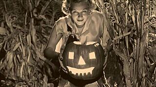 Vintage halloween costumes from retro times.