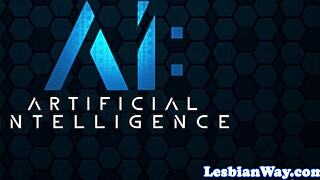 Hey, those real lesbo babes are licking pussy under the table