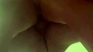 homemade video captures everyday moments with wife and sex in doggystyle position, bent over for creampie