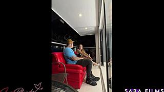Backstage Colombian Blonde Sucks Hard