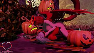 happy halloween from cassie and lewdine with big tits and monster cock fun. we’re getting wild with big ass action tonight!