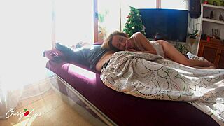 New Year's Eve morning with cherry lips