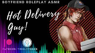hey, wanna try hot delivery guy boyfriend roleplay with kinky asmr male voice for you?