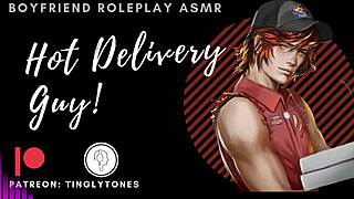 hey, wanna try hot delivery guy boyfriend roleplay with kinky asmr male voice for you?