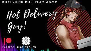 hey, wanna try hot delivery guy boyfriend roleplay with kinky asmr male voice for you?