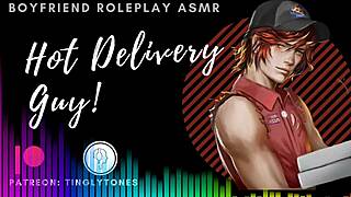 hey, wanna try hot delivery guy boyfriend roleplay with kinky asmr male voice for you?